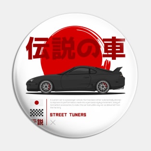 Street Tuner Black Supra mk4 Pin