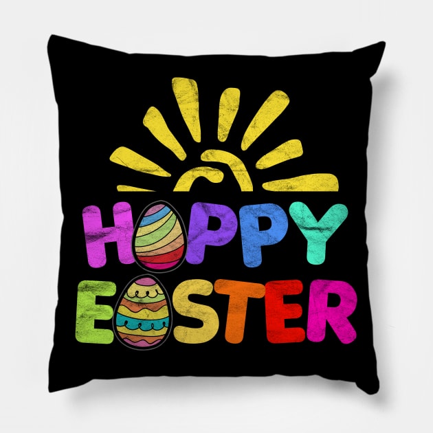EASTER - Happy Easter Egg Pillow by AlphaDistributors