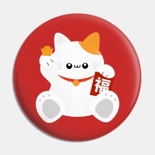 Fortune Cat Pin