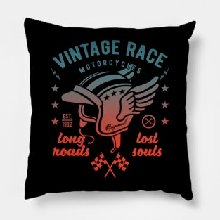 Vintage Race Pillow