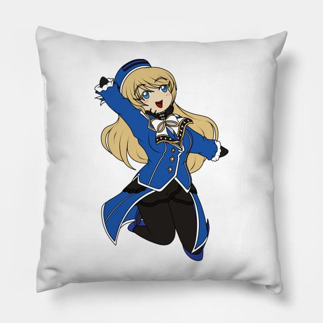 Heavy Cruiser Atago Pillow by amarysdesigns