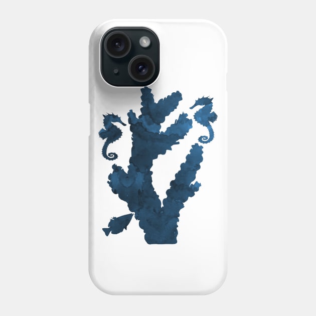 Coral and seahorses Phone Case by TheJollyMarten