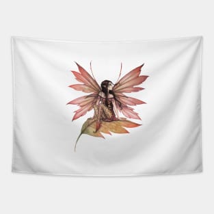 Autumn Drifting Fairy Fantasy Art Tapestry