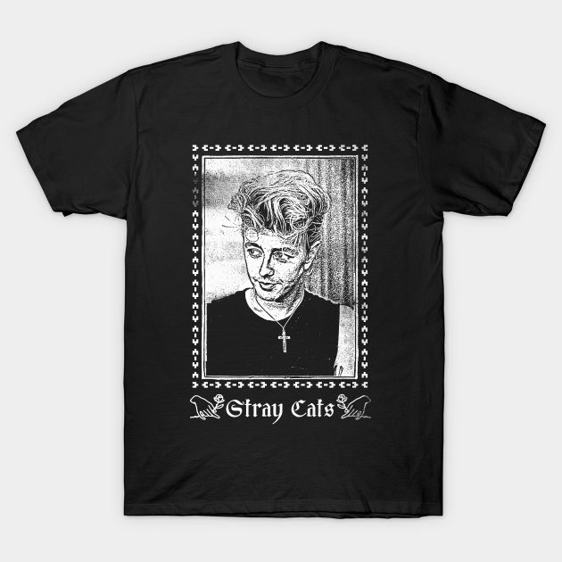 Discover Stray Cats /// Rockabilly Faded Style Fan Design - Stray Cats - T-Shirt