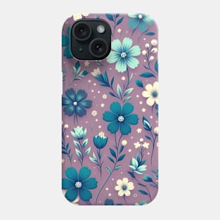 Purple Floral Phone Case