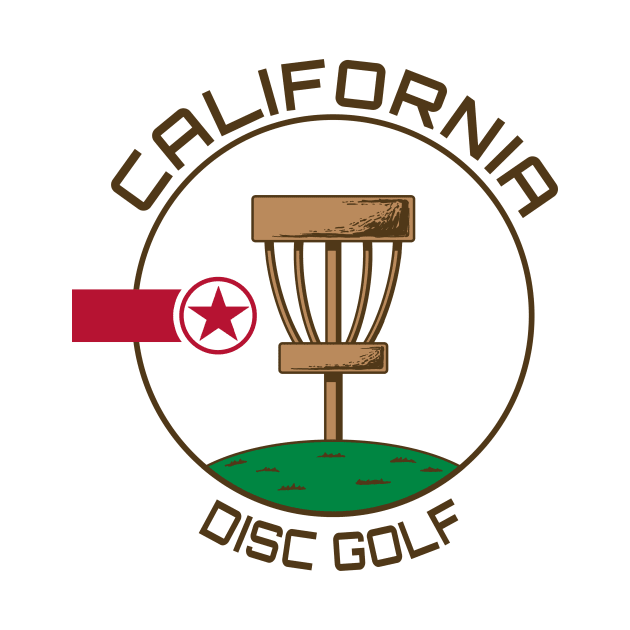 California Disc Golf - State Flag by grahamwilliams