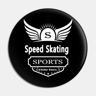 The Sport Speed Skating Pin