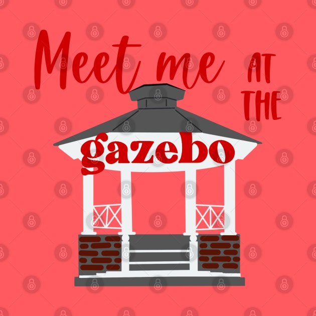 Meet me at the gazebo red by CaffeinatedWhims