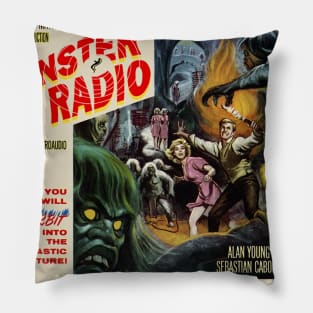 Time for the Monster Kid Radio Time Machine Pillow