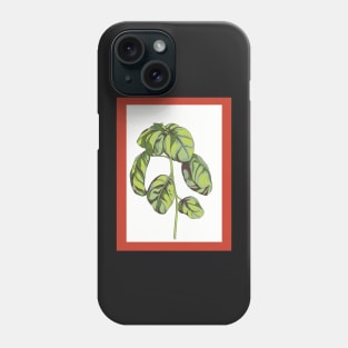 Basil spaghetti kitchen wall art Phone Case