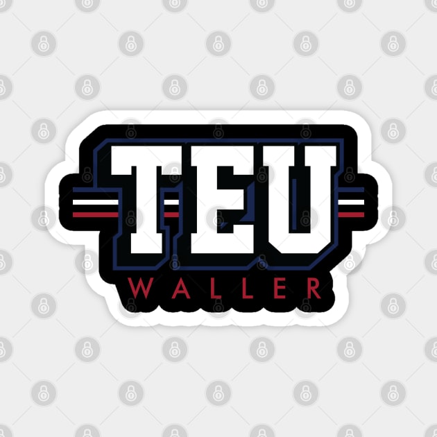 Tight End University - TEU - Darren Waller - New York Giants Magnet by nicklower