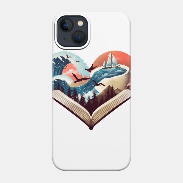 Coffee, Books and Adventure - Books - Phone Case