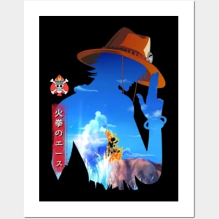 One Piece Portgas D. Ace Pixel Art Art Board Print for Sale by kobmamba