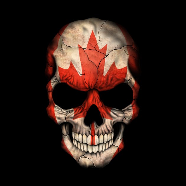 Canadian Flag Skull by jeffbartels