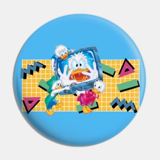 Quack Pack Retro Pin