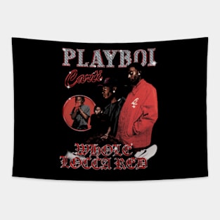 Playboi Carti Whole Locca Red Tapestry