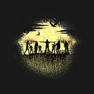 Zombie Shooter (small and back) T-Shirt