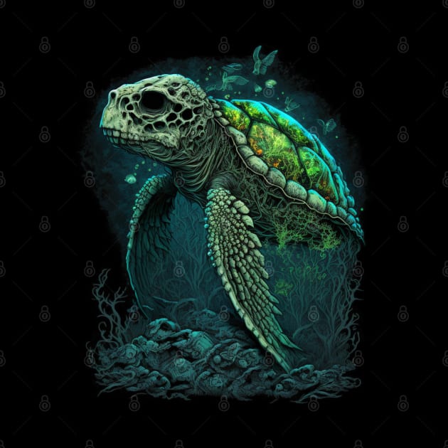 Zombie Sea Turtle by AI studio