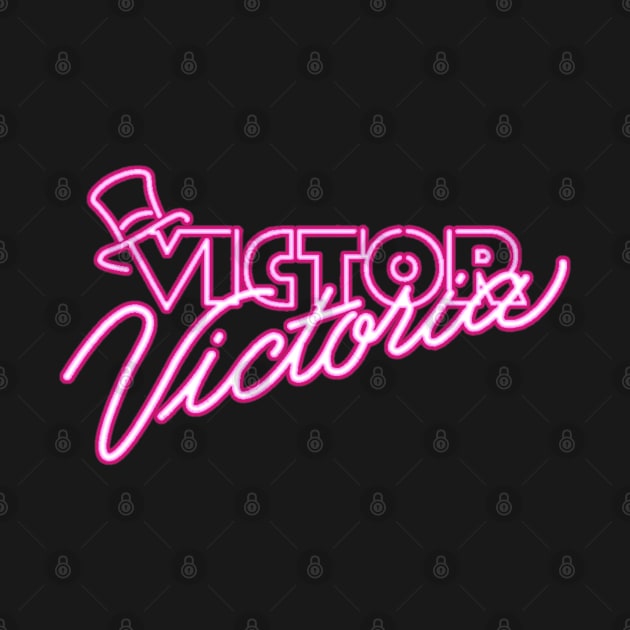 Victor Victoria Neon Sign by baranskini