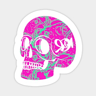 RD&I Skull Pink Lioness Magnet