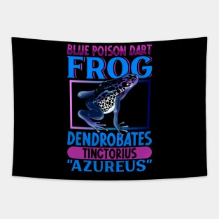 Blue Poison Dart Frog Tapestry