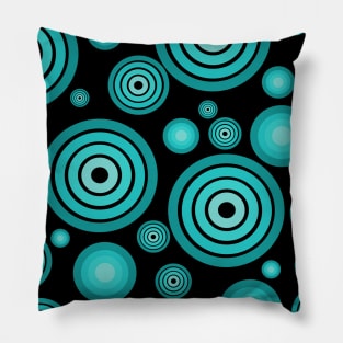 Concentric Circles Pattern Pillow