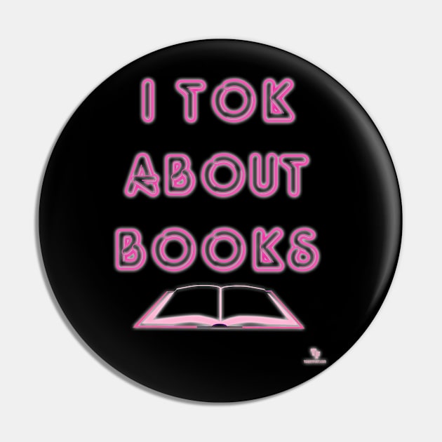 Tok About Books Social Media Design Pin by Tshirtfort