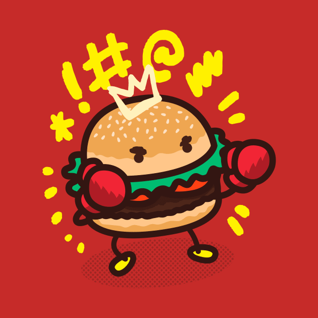 Fighting Burger by DangerHuskie