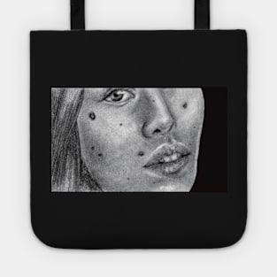 drawing insecurities moles body positivity Tote