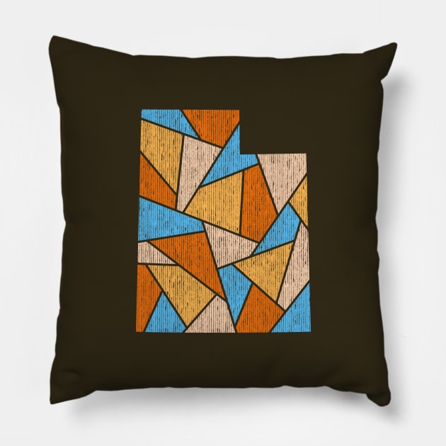 Utah Mosaic - Desert Hike Pillow by dSyndicate