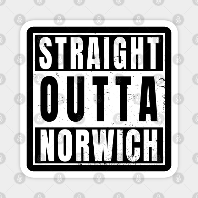 Straight Outta Norwich Magnet by Randomart