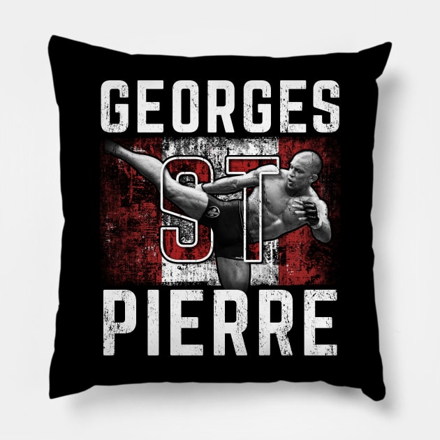 Georges St-Pierre UFC Pillow by MMAMerch