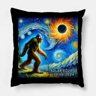 Bigfoot Total Solar Eclipse Pillow