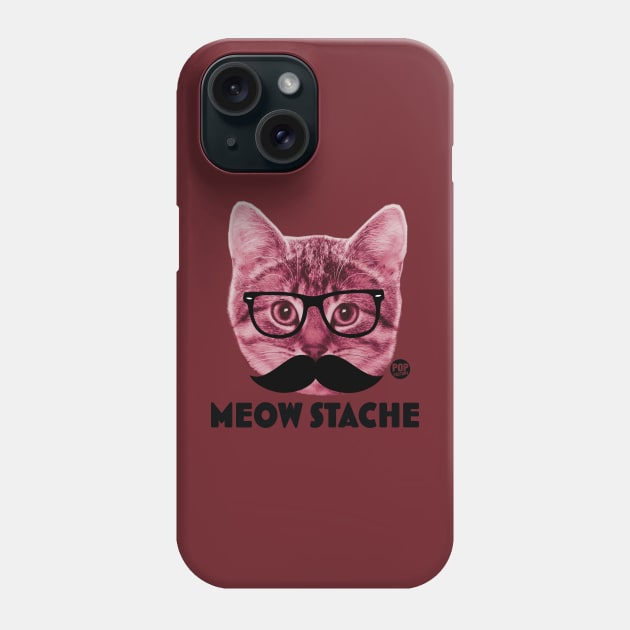 MEOW STACHE Phone Case by toddgoldmanart