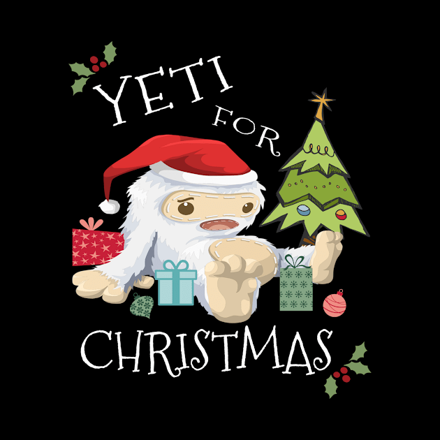 Cute Yeti For Christmas Abominable Snowman by egcreations