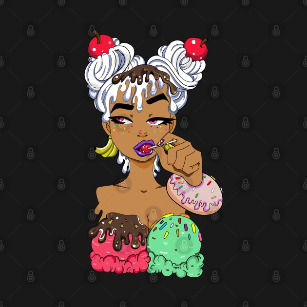 Ice cream sundae by DripDripPlop