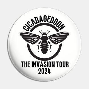 Cicada 2024 Cicada-geddon Invasion Tour 2024 Pin