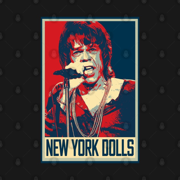 New York Dolls Glam Rock Pioneers by ElenaBerryDesigns