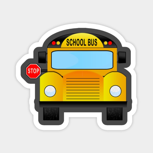 School Bus Magnet by TheHigh