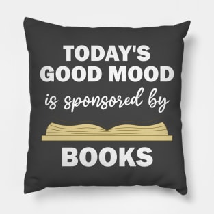funny book lover quote Pillow
