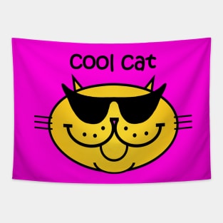 COOL CAT 2 -SOLID GOLD Tapestry