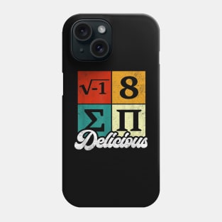 Vintage I Ate Some Pi, and it was delicious | Funny Delicious Math Teacher Humor Pun Phone Case