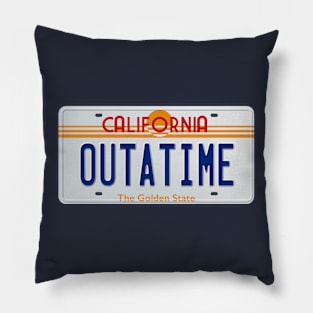 BACK TO THE FUTURE - License plate Pillow