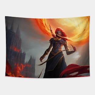 Fire Sourceress Tapestry