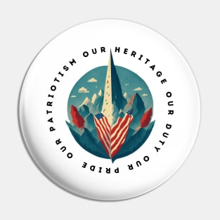 Our Patriotism Pin