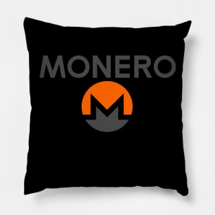 Monero Coin Logo Pillow