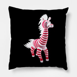 The red zebra Pillow