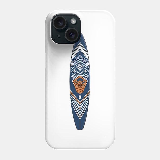 surfboard art, surfing surfer vibes, v2 Phone Case by H2Ovib3s