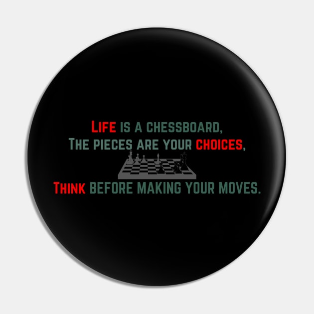 Life is a chessboard Pin by Eleganzmod