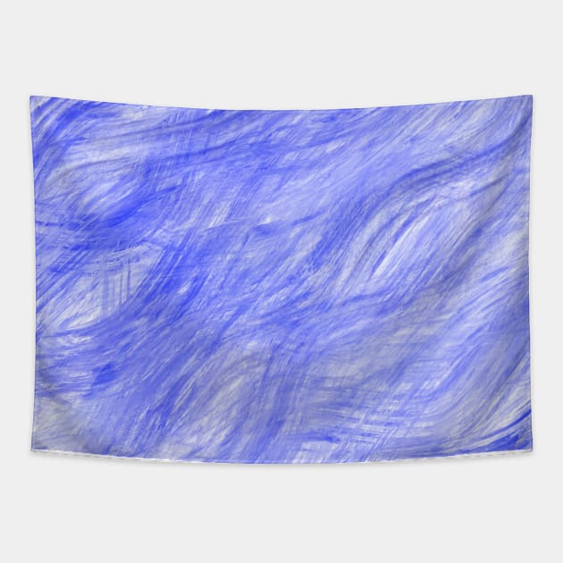 Soothing Purple Waves Tapestry by Strong with Purpose